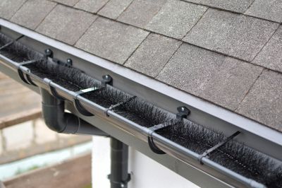 Rain Gutter Cover Installation detail